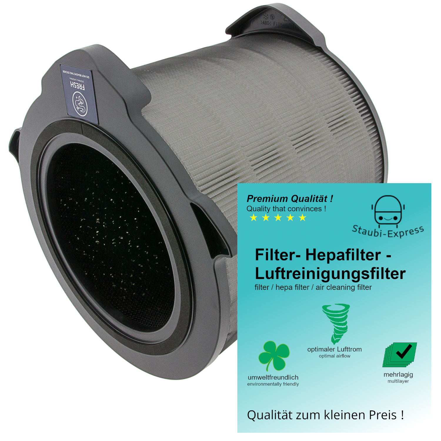 Luftfilter Ersatz für FRESH360 für AEG AX9 AX91-404DG