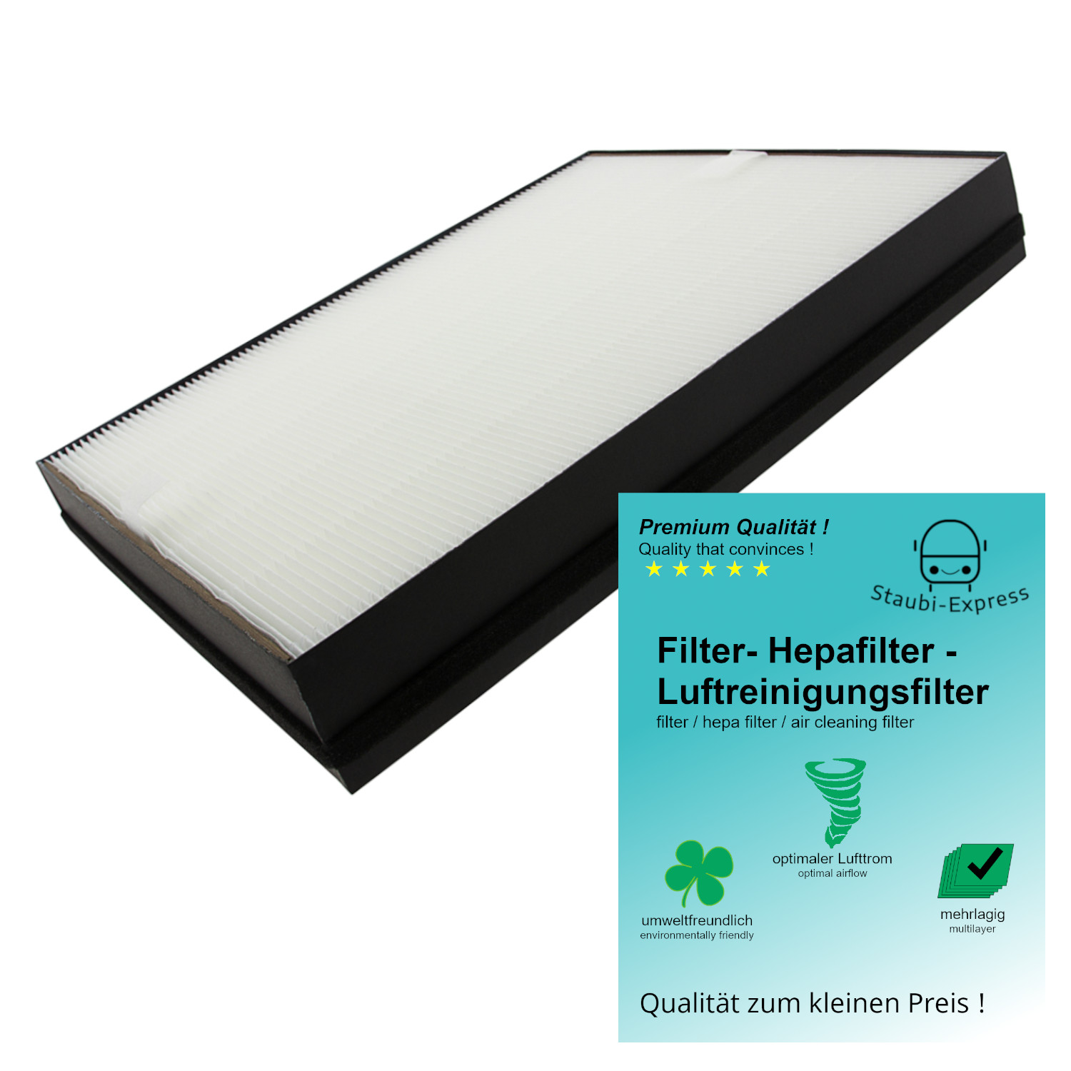 HEPA Filter für Philips FY2422/30 AC2889 AC2887 AC2882 AC3829