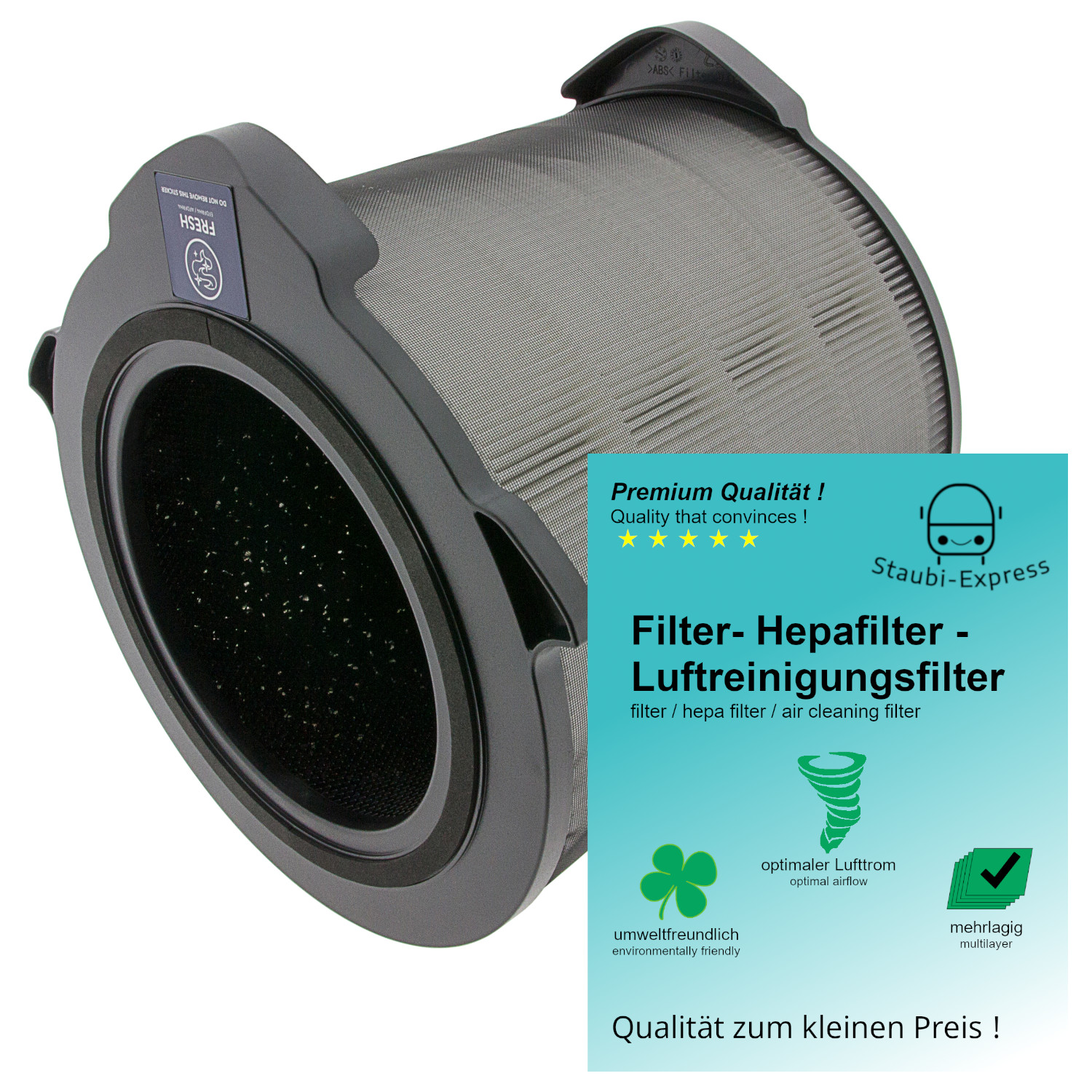 Luftfilter Ersatz für BREEZE360 für AEG AX9 AX91-404DG