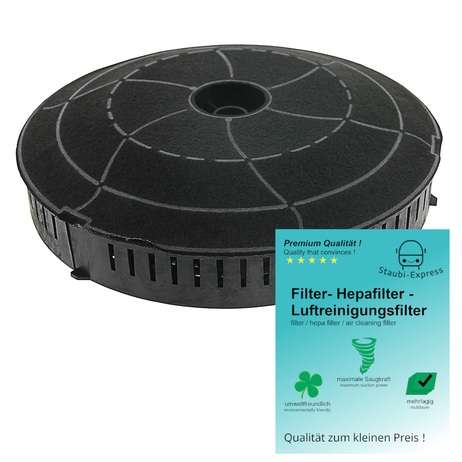 Aktivkohlefilter für Elica CFC0038668 CFC0140343 4055171138